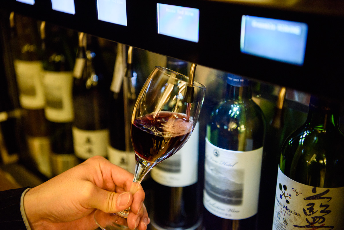 Self-serve Wine Server